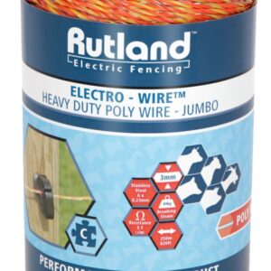 JUMBO ELECTRO WIRE 3mm ORANGE - 250M
